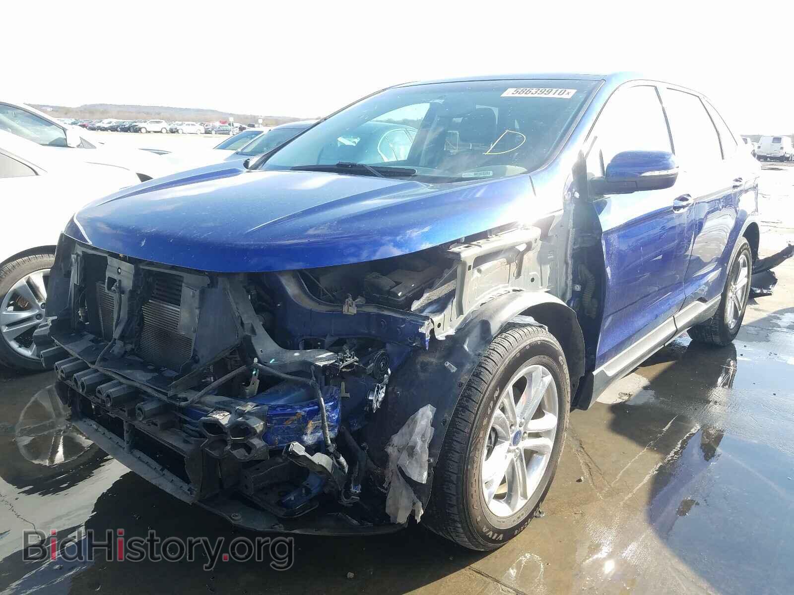 2015 FORD EDGE - VIN: 2FMTK3J87FBB64166 - Photo 2
