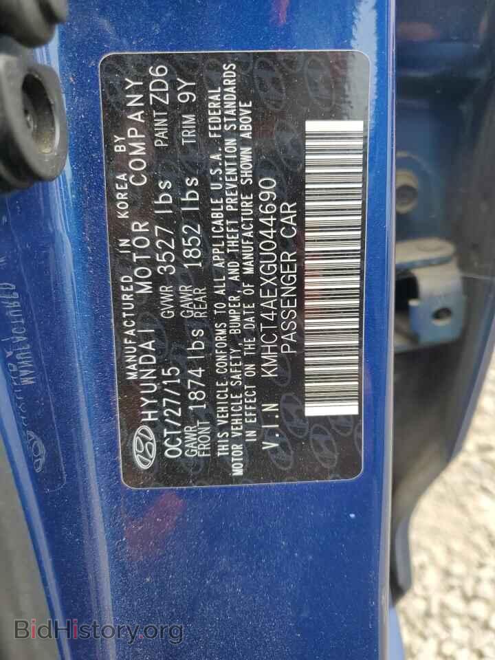 2016 HYUNDAI ACCENT - VIN: KMHCT4AEXGU044690 - Фото 12