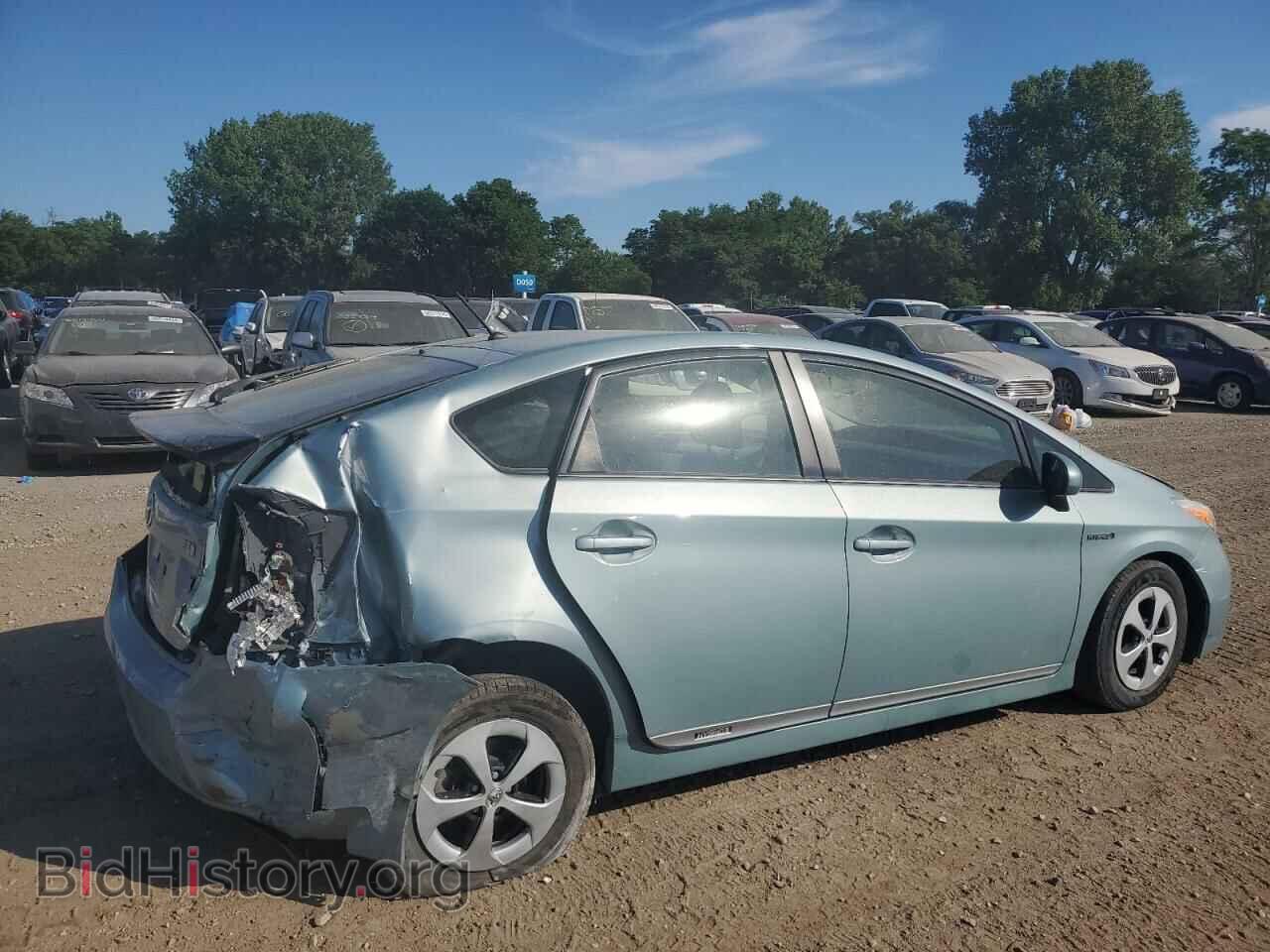 2014 TOYOTA PRIUS - VIN: JTDKN3DU3E1740801 - Фото 3