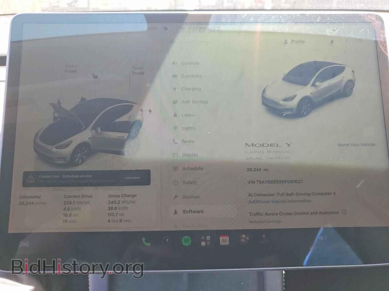 2024 TESLA MODEL Y - VIN: 7SAYGDEE5RF081637 - Фото 9