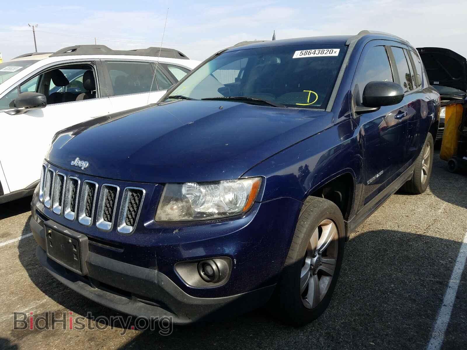 2014 JEEP COMPASS - VIN: 1C4NJCBB3ED741570 - Фото 2