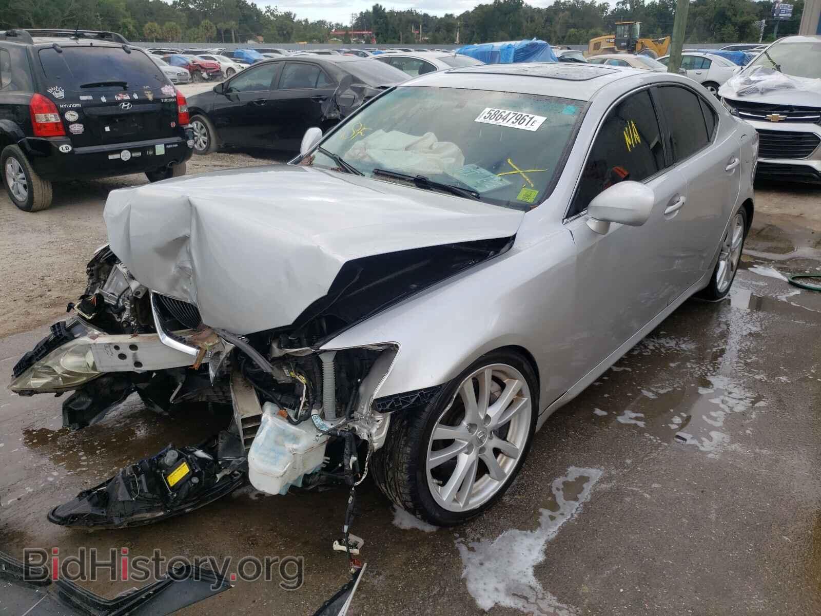 2007 LEXUS IS - VIN: JTHBE262772011783 - Фото 2