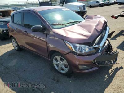 2019 Chevrolet SPARK Spark LS, фиолетовый — VIN KL8CB6SA6KC816043, Copart