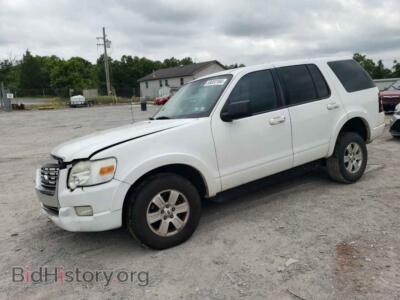 2010 Ford EXPLORER XLT, белый — VIN 1FMEU7DE9AUA84530, Copart