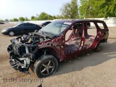 2019 Dodge DURANGO GT, red — VIN 1C4RDJDG9KC647653, Copart
