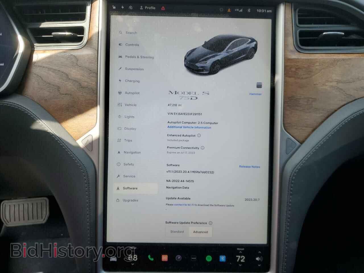 2018 TESLA MODEL S - VIN: 5YJSA1E23JF291151 - Photo 9