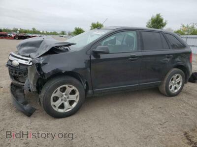 2013 Ford EDGE SEL, черный — VIN 2FMDK3JC2DBC07866, Copart