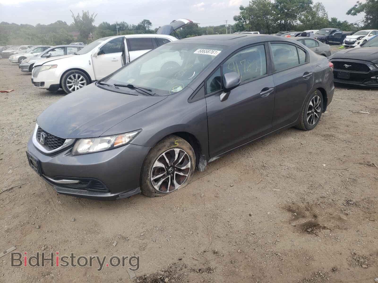 2013 HONDA CIVIC - VIN: 2HGFB2F84DH502154 - Фото 2