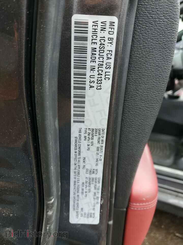 2020 DODGE DURANGO - VIN: 1C4SDJCT8LC413313 - Фото 10