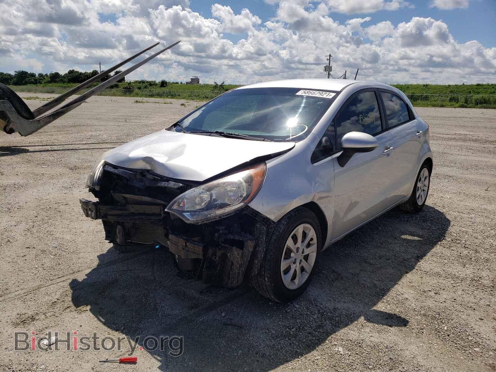 2014 KIA RIO - VIN: KNADM5A31E6410707 - Фото 2