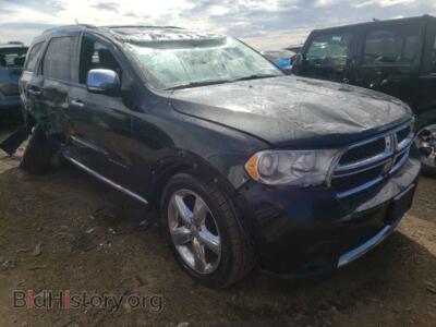 2012 Dodge DURANGO Durango CI, black — VIN 1C4RDJEG6CC328601, Copart