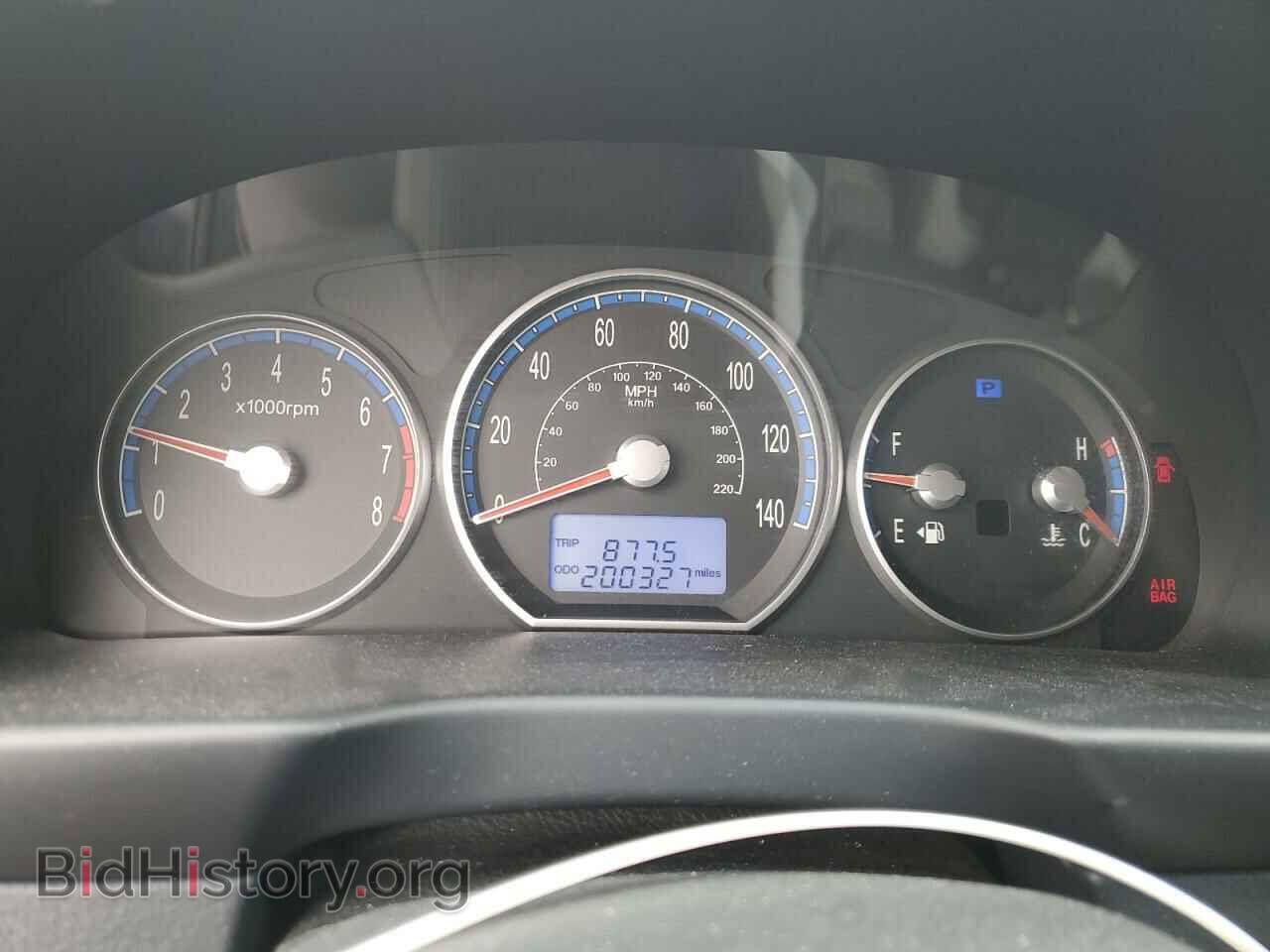 2009 HYUNDAI SANTA FE - VIN: 5NMSG73D89H307621 - Фото 9