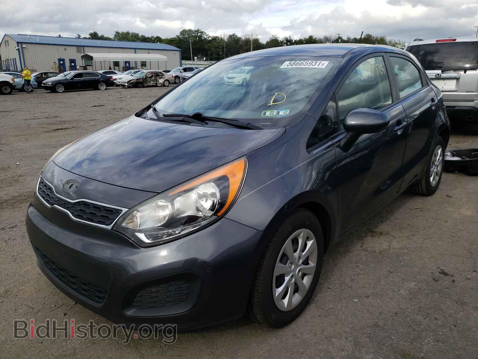 2013 KIA RIO - VIN: KNADN5A35D6114973 - Фото 2