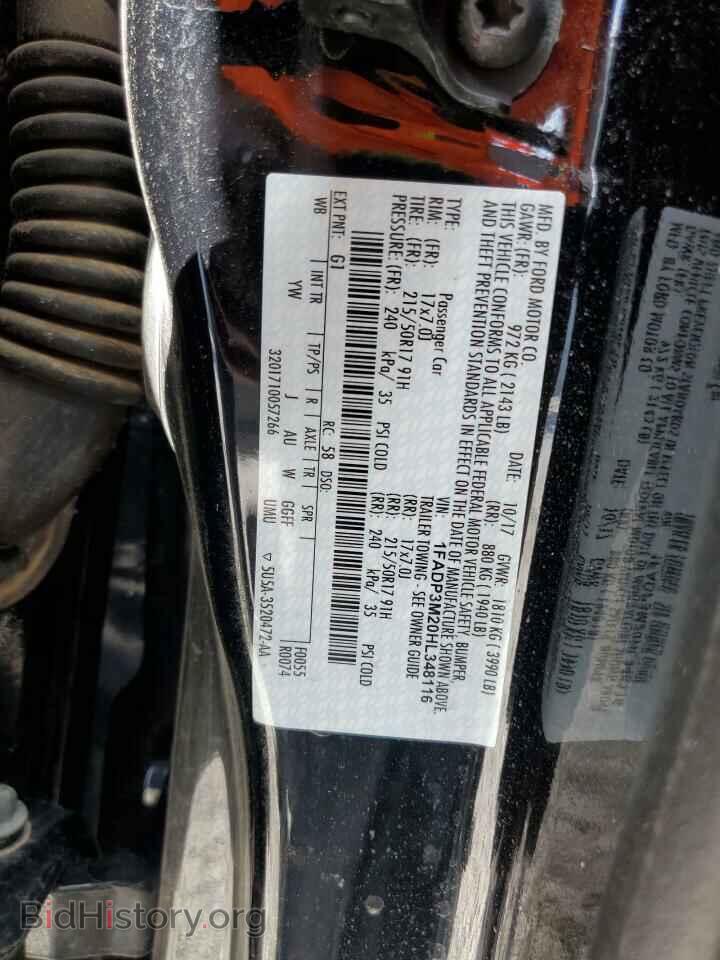2017 FORD FOCUS - VIN: 1FADP3M20HL348116 - Фото 12