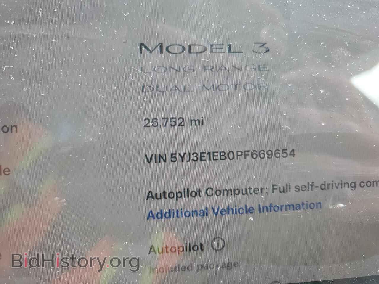 2023 TESLA MODEL 3 - VIN: 5YJ3E1EB0PF669654 - Photo 9