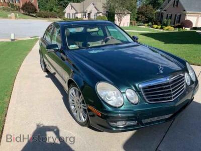 2007 Mercedes-Benz E-CLASS E 350, зеленый — VIN WDBUF56XX7B102436, Copart