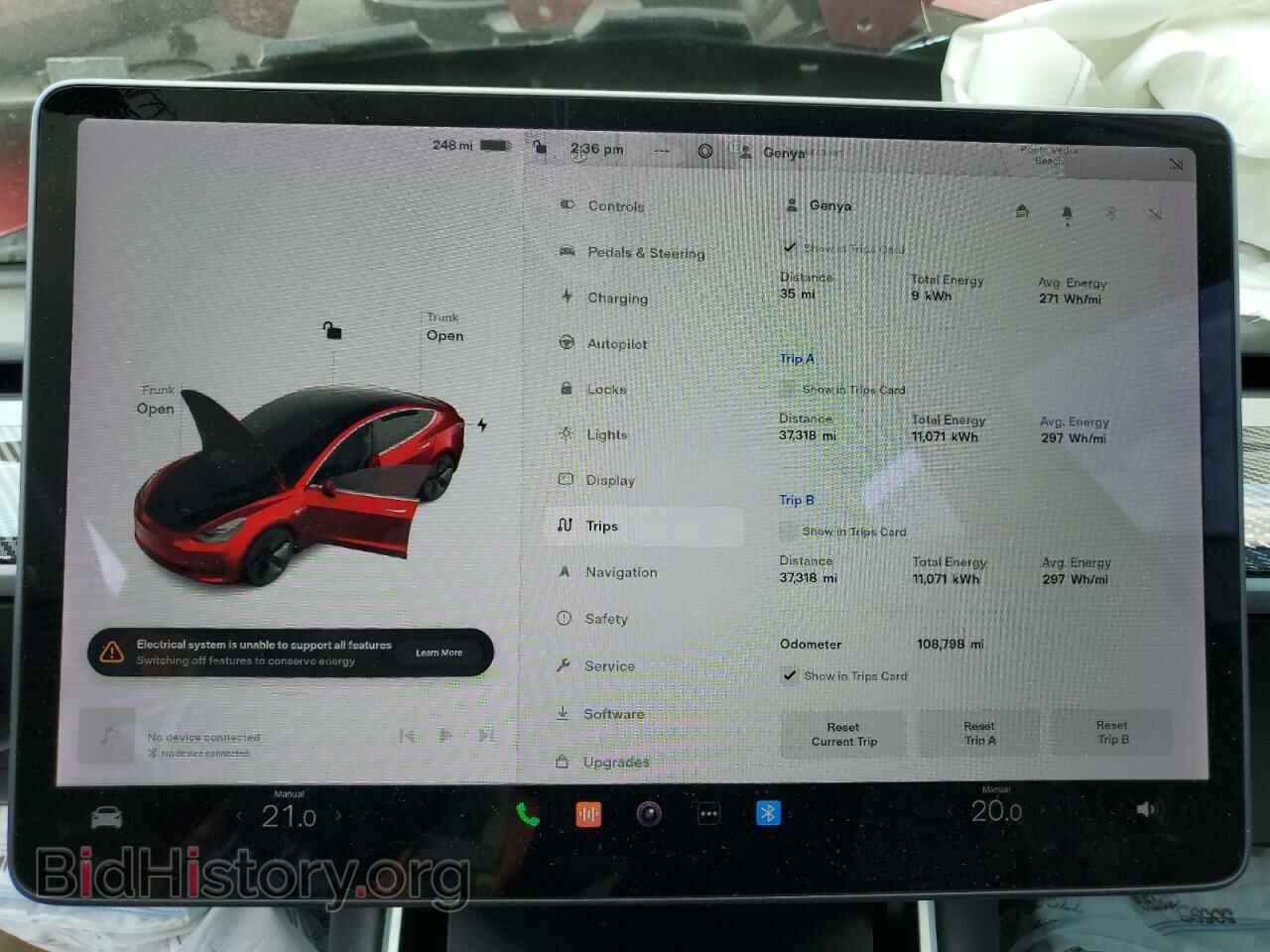 2018 TESLA MODEL 3 - VIN: 5YJ3E1EA0JF016885 - Photo 9