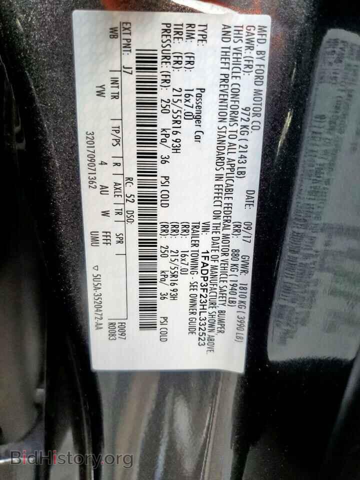 2017 FORD FOCUS - VIN: 1FADP3F23HL332523 - Фото 13