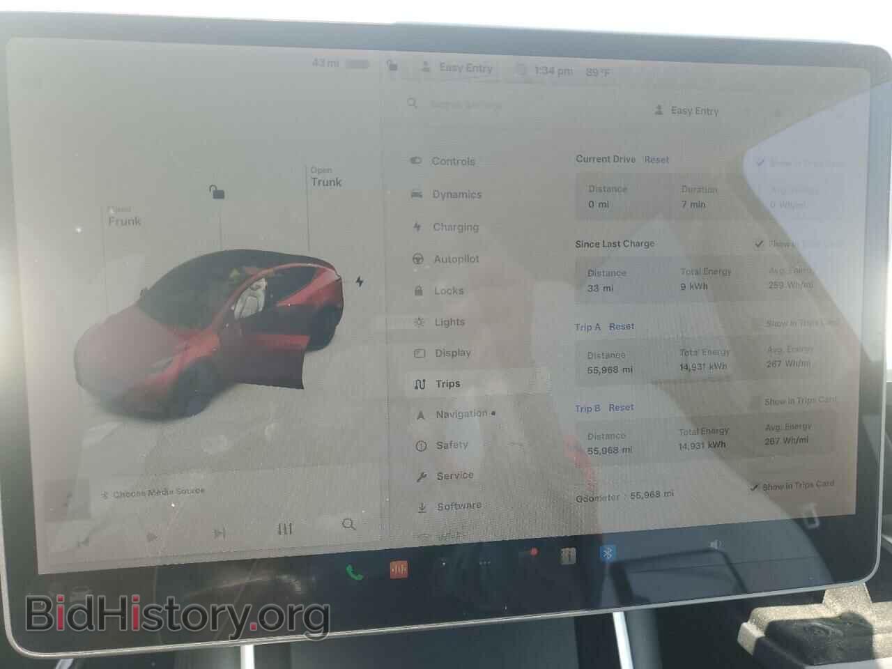 2021 TESLA MODEL Y - VIN: 5YJYGDED4MF107089 - Фото 9