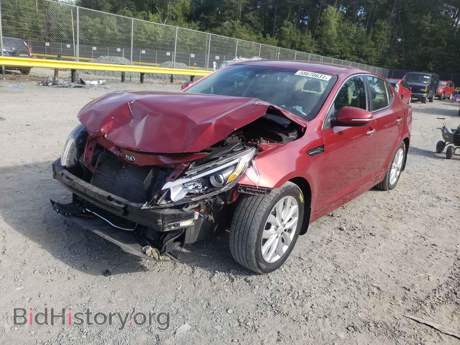 2014 KIA OPTIMA - VIN: 5XXGN4A72EG330683 - Фото 2