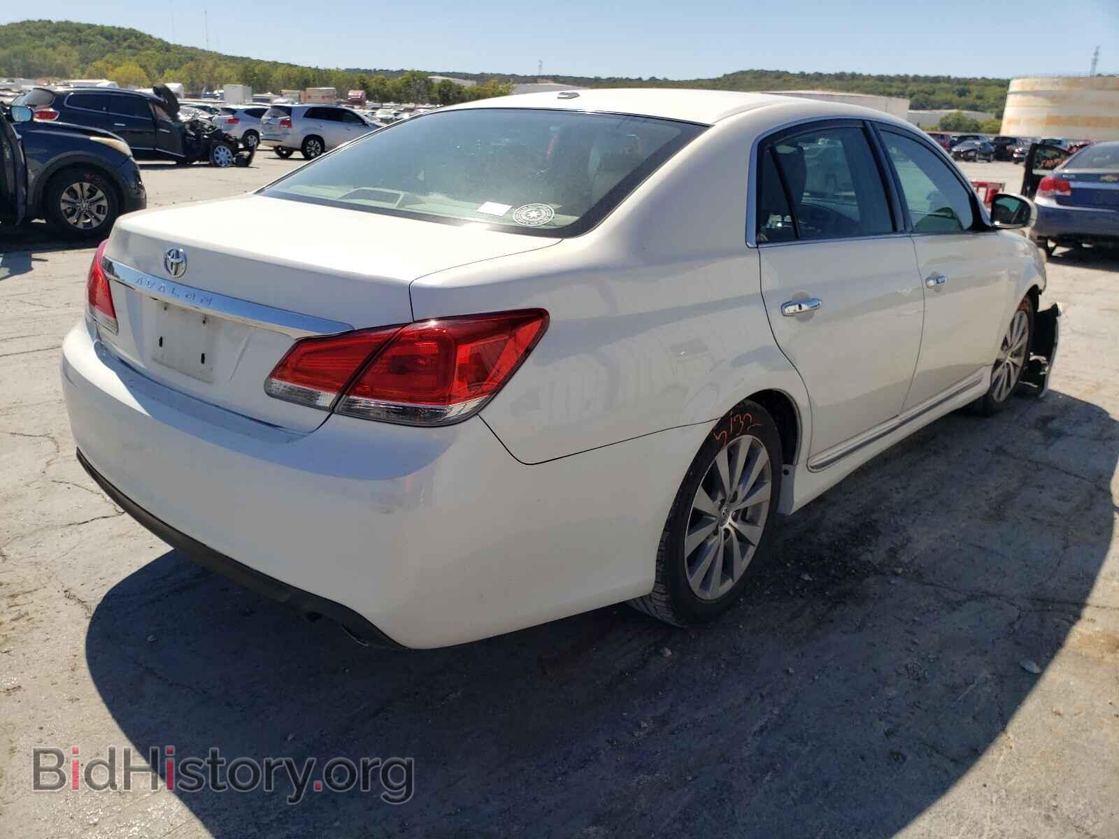 2011 TOYOTA AVALON - VIN: 4T1BK3DB8BU397755 - Фото 4