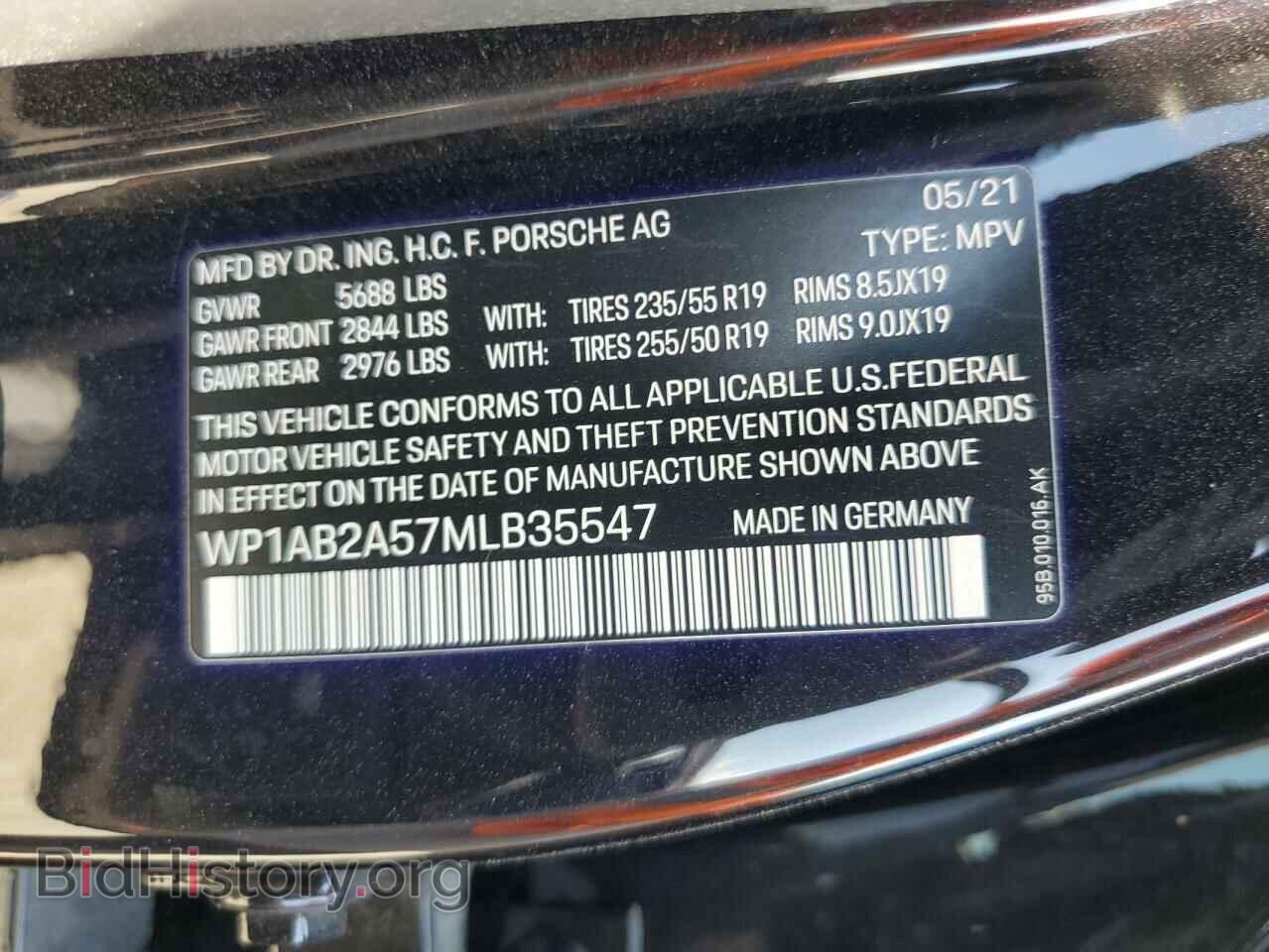 2021 PORSCHE MACAN - VIN: WP1AB2A57MLB35547 - Photo 10