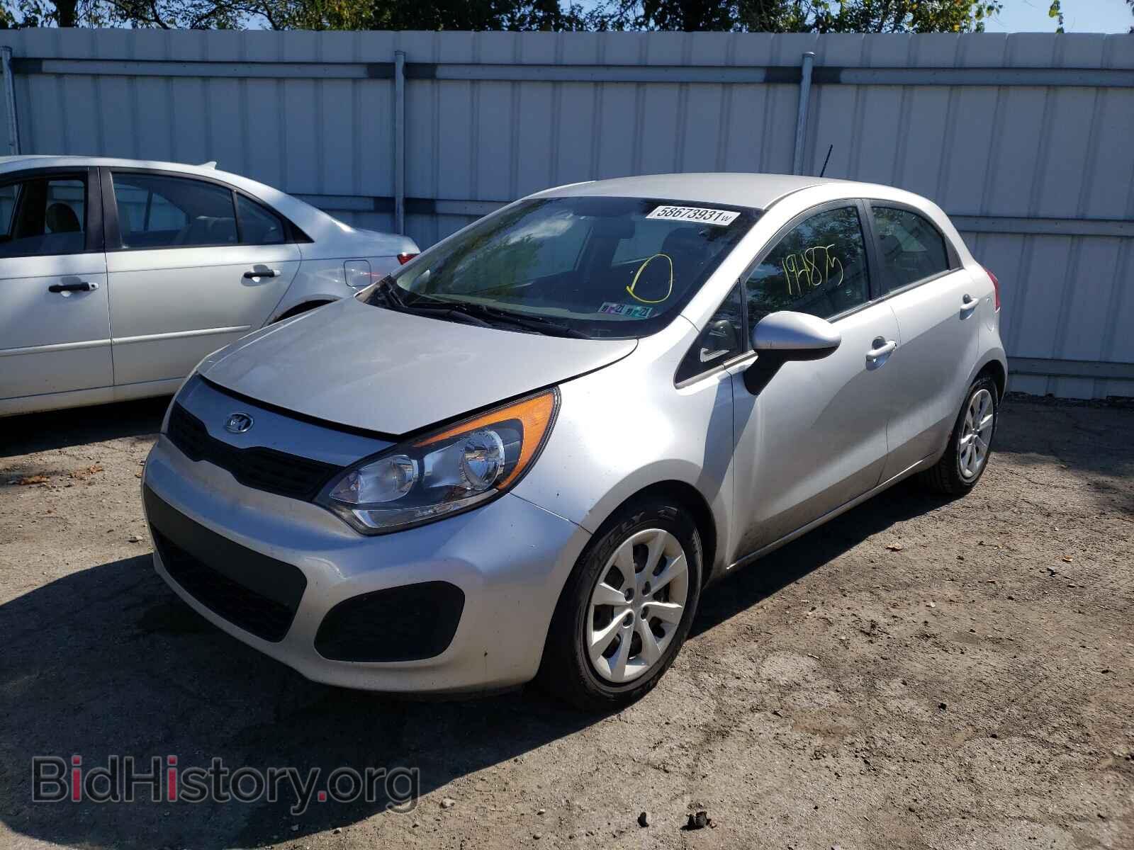 2012 KIA RIO - VIN: KNADM5A34C6014607 - Фото 2