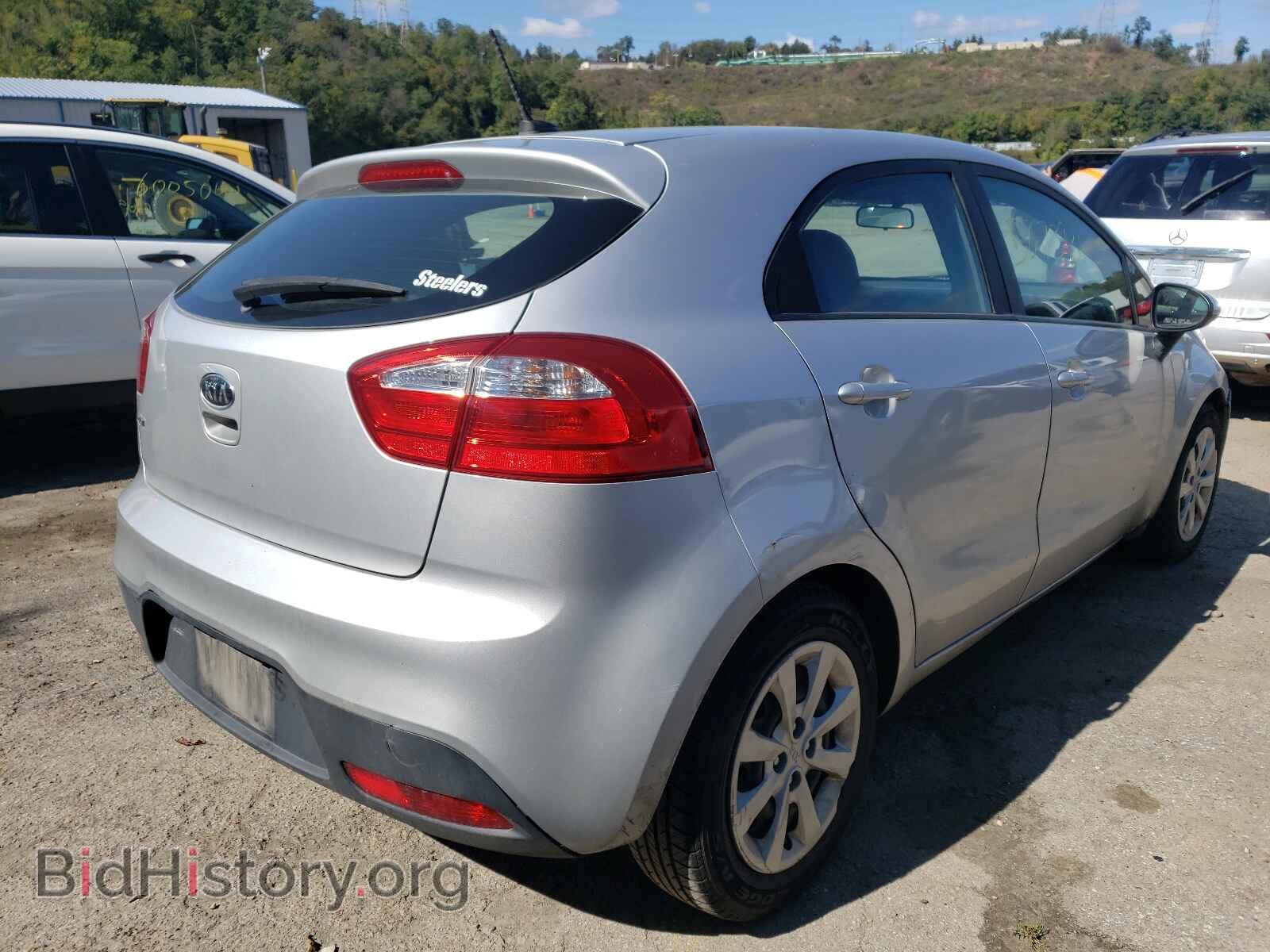 2012 KIA RIO - VIN: KNADM5A34C6014607 - Фото 4