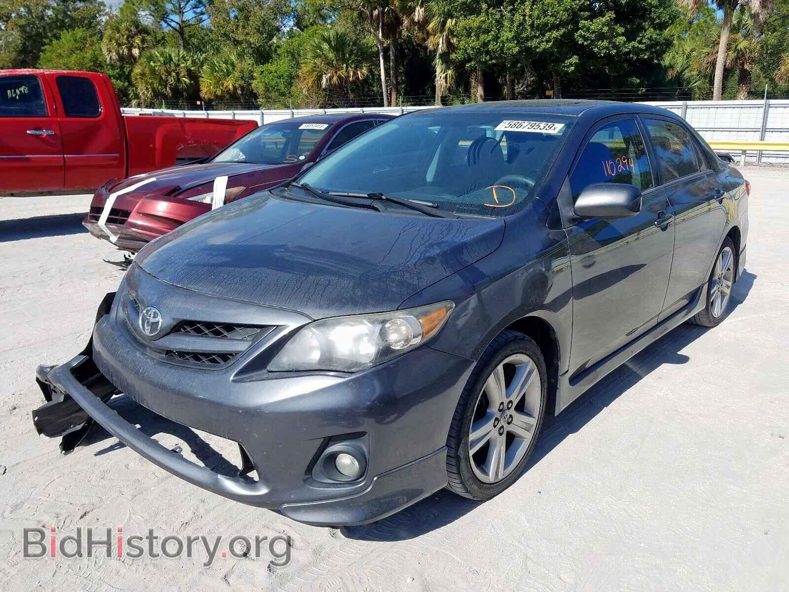 2013 TOYOTA COROLLA - VIN: 2T1BU4EE8DC955195 - Фото 2
