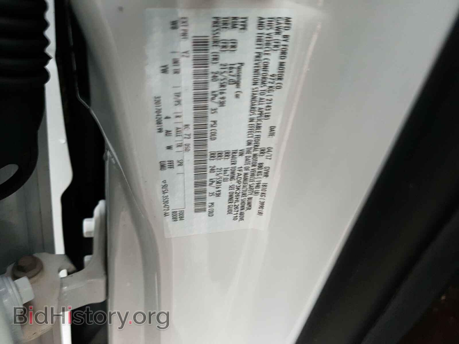 2017 FORD FOCUS - VIN: 1FADP3K26HL267110 - Photo 10