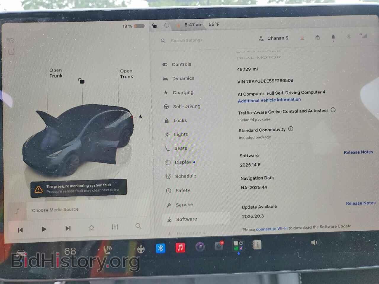2025 TESLA MODEL Y - VIN: 7SAYGDEE5SF286509 - Photo 9
