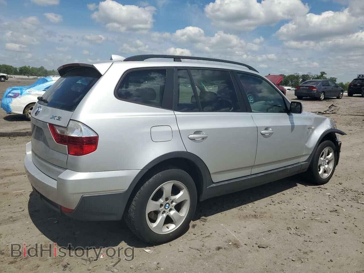 2007 BMW X3 - VIN: WBXPC93417WF03042 - Фото 3