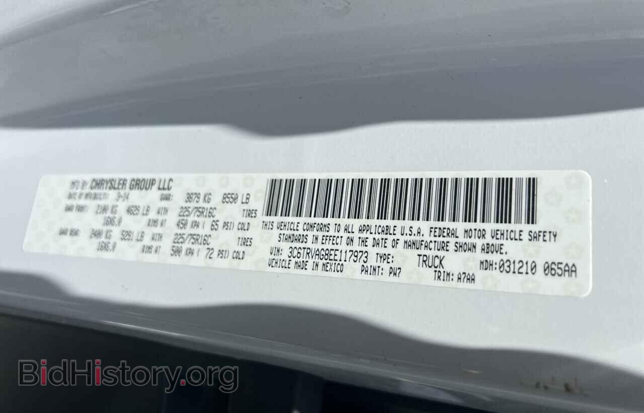 2014 RAM All Models - VIN: 3C6TRVAG8EE117973 - Photo 10