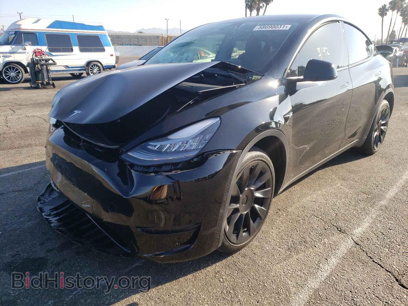 2021 TESLA MODEL Y - VIN: 5YJYGDEE2MF180597 - Photo 2