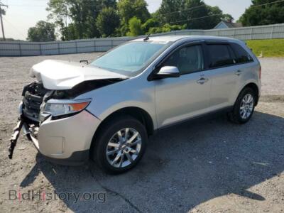 2013 Ford EDGE SEL, серебристый — VIN 2FMDK3JC1DBE02177, Copart