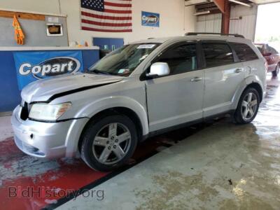 2010 Dodge JOURNEY SXT, серебристый — VIN 3D4PH5FVXAT141432, Copart
