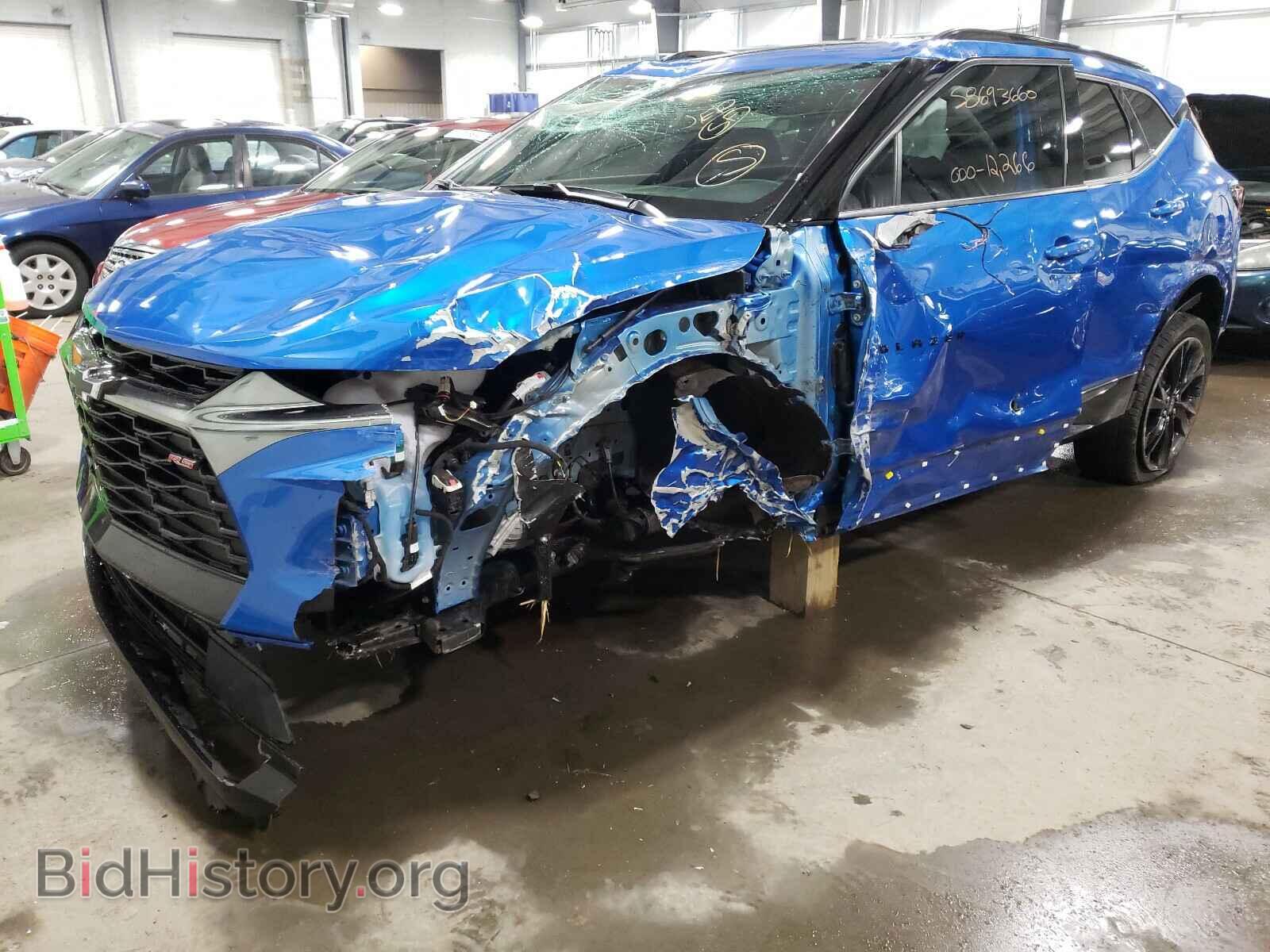 2020 CHEVROLET BLAZER - VIN: 3GNKBKRS0LS556106 - Фото 2