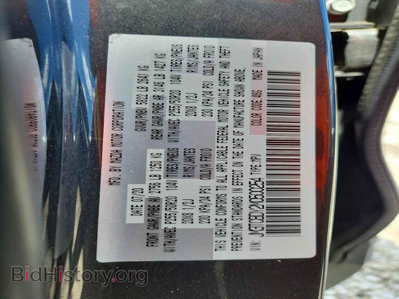 2021 MAZDA CX-9 - VIN: JM3TCBDY2M0500254 - Фото 13