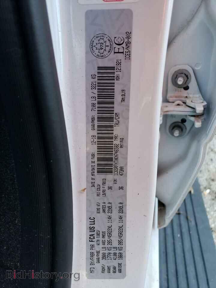 2019 RAM 1500 - VIN: 1C6SRFHTXKN746582 - Photo 12