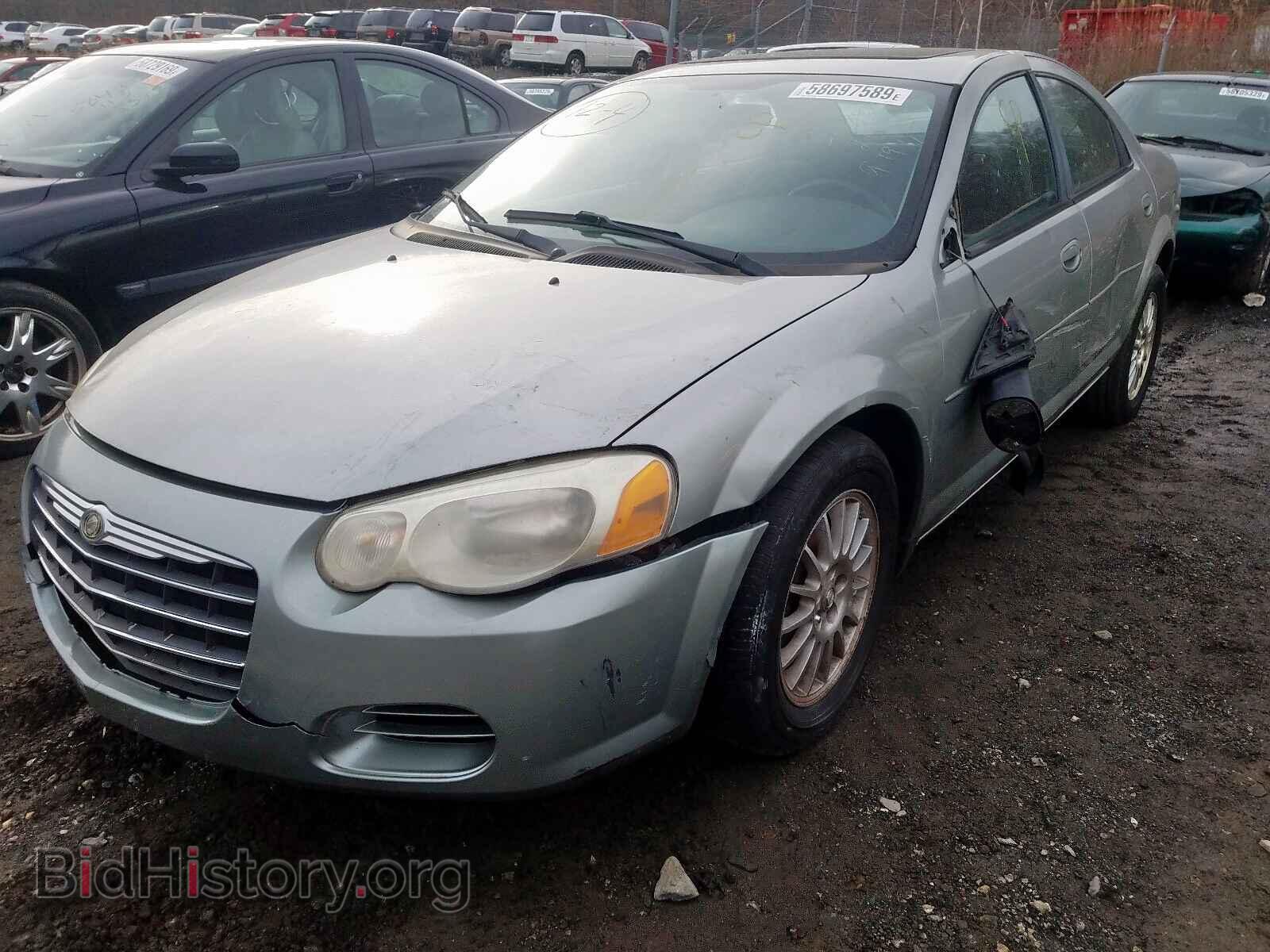 2004 CHRYSLER SEBRING - VIN: 1C3EL46XX4N375321 - Фото 2