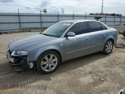 2007 Audi A4 2.0T Quattro, серебристый — VIN WAUDF78E17A018128, Copart