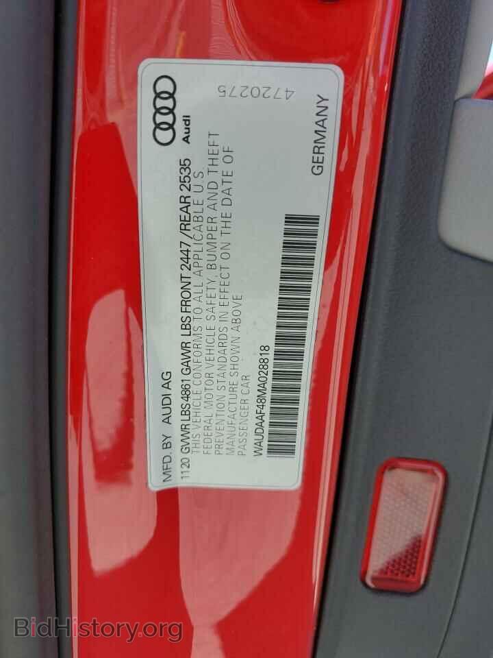 2021 AUDI A4 - VIN: WAUDAAF48MA028818 - Фото 12