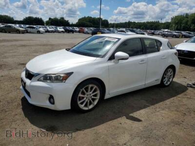 2012 Lexus CT 200 200, белый — VIN JTHKD5BH8C2117801, Copart