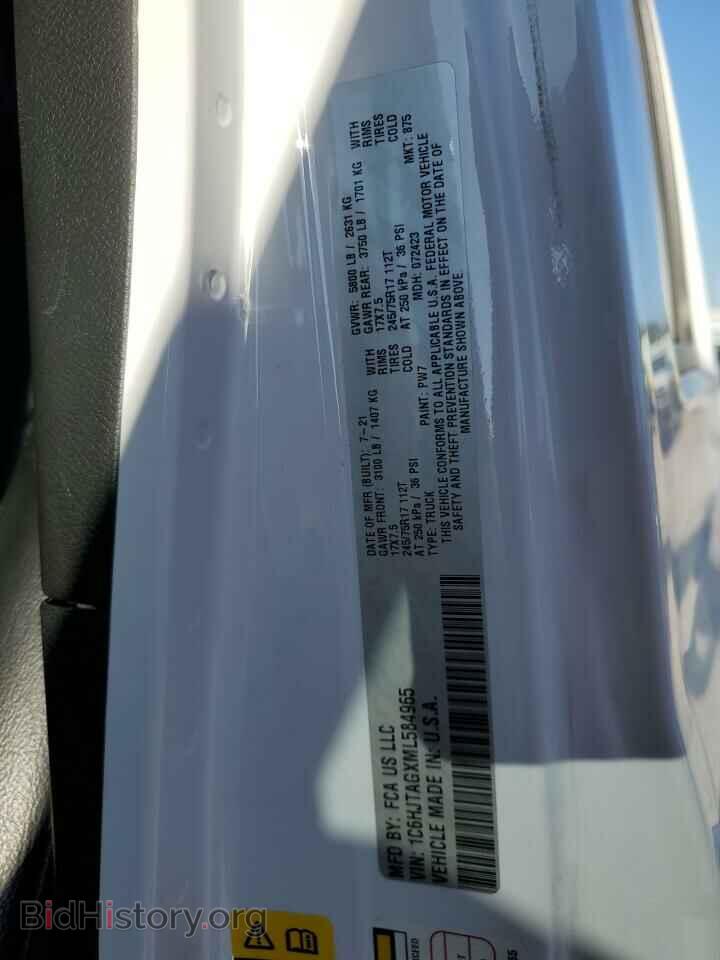 2021 JEEP GLADIATOR - VIN: 1C6HJTAGXML584965 - Фото 12