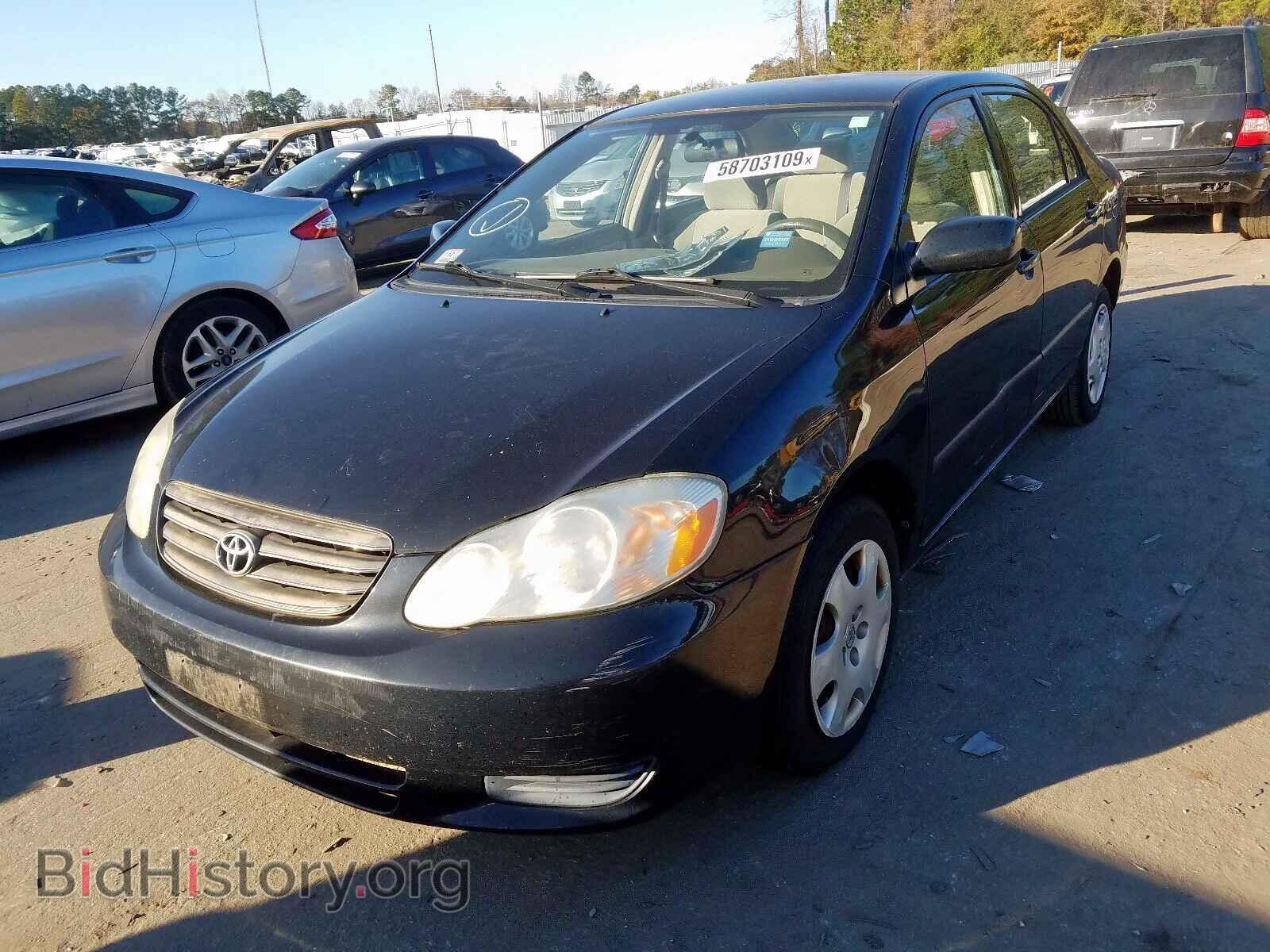 2003 TOYOTA COROLLA - VIN: 2T1BR32E33C005258 - Photo 2