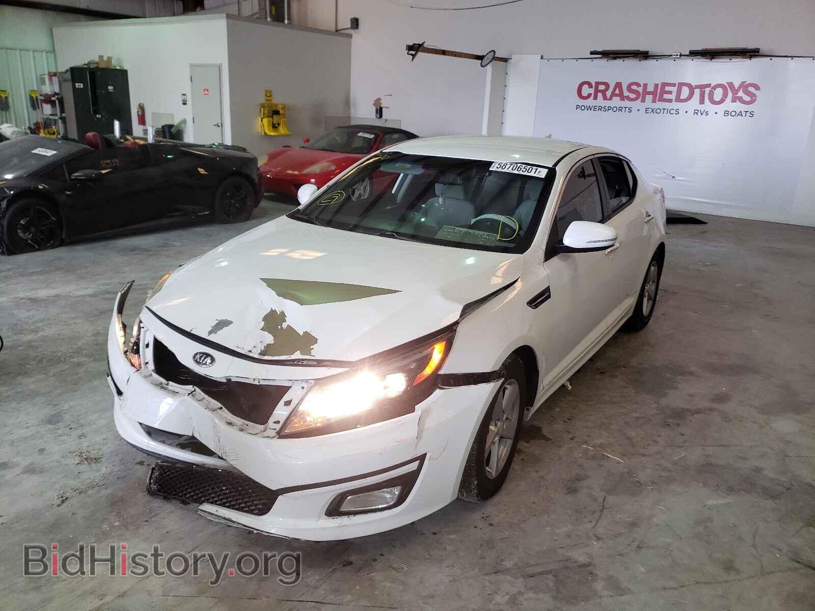 2014 KIA OPTIMA - VIN: 5XXGM4A72EG334252 - Фото 2