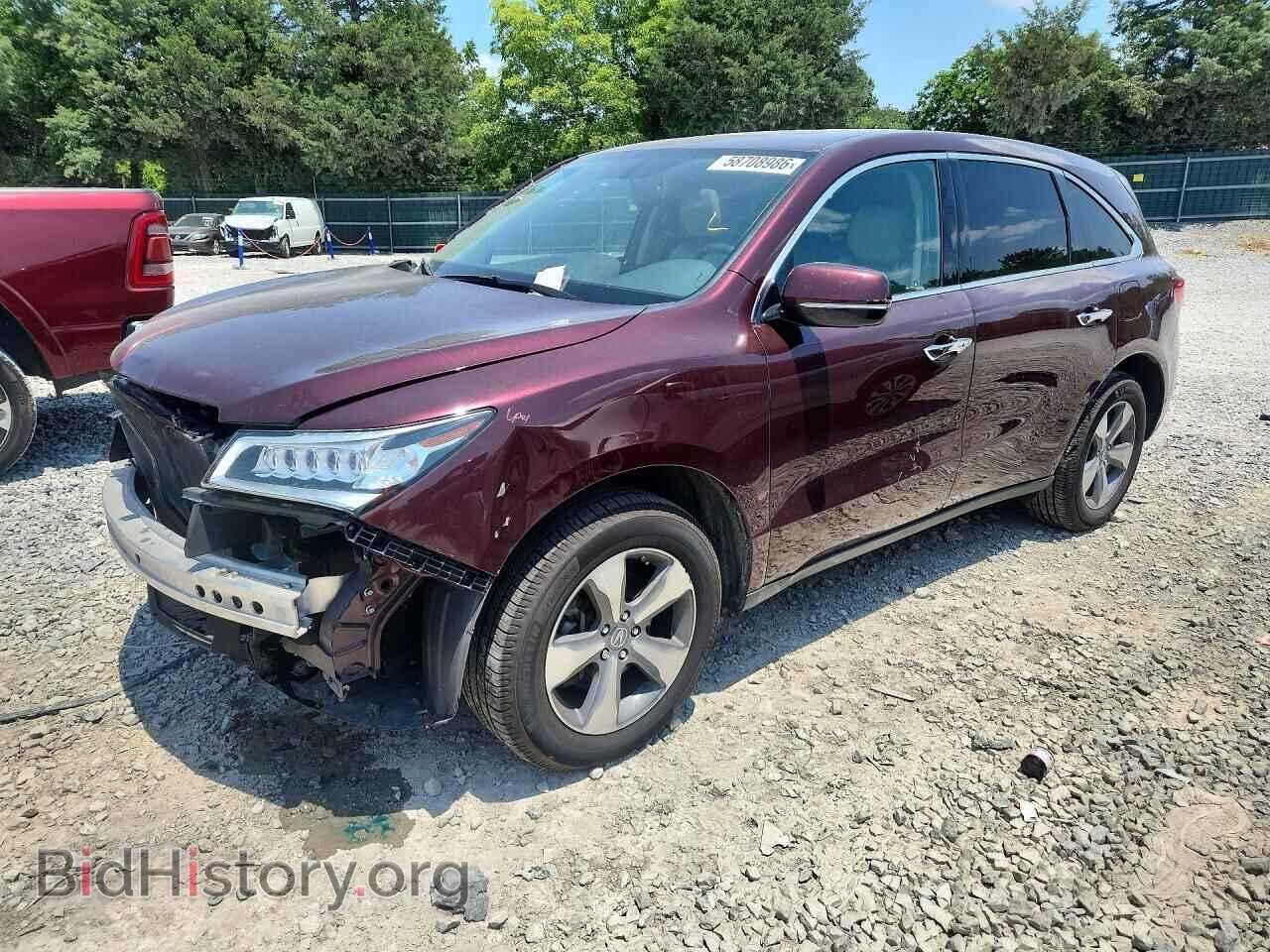 Photo 5FRYD4H23EB045252 - ACURA MDX 2014