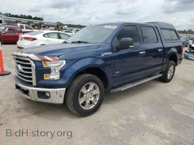 2017 Ford F-150 Supercrew, blue — VIN 1FTEW1CP7HKC19007, Copart