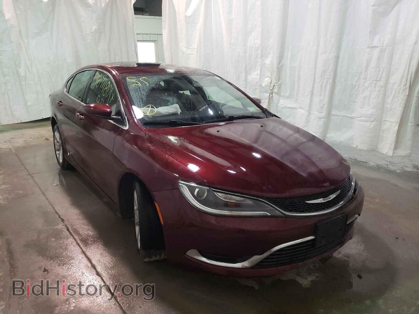 Фотография 1C3CCCAB6GN122532 - CHRYSLER 200 2016