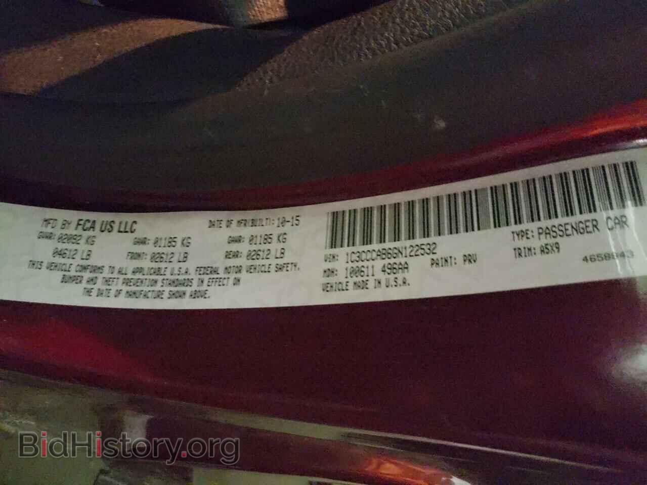 2016 CHRYSLER 200 - VIN: 1C3CCCAB6GN122532 - Photo 10